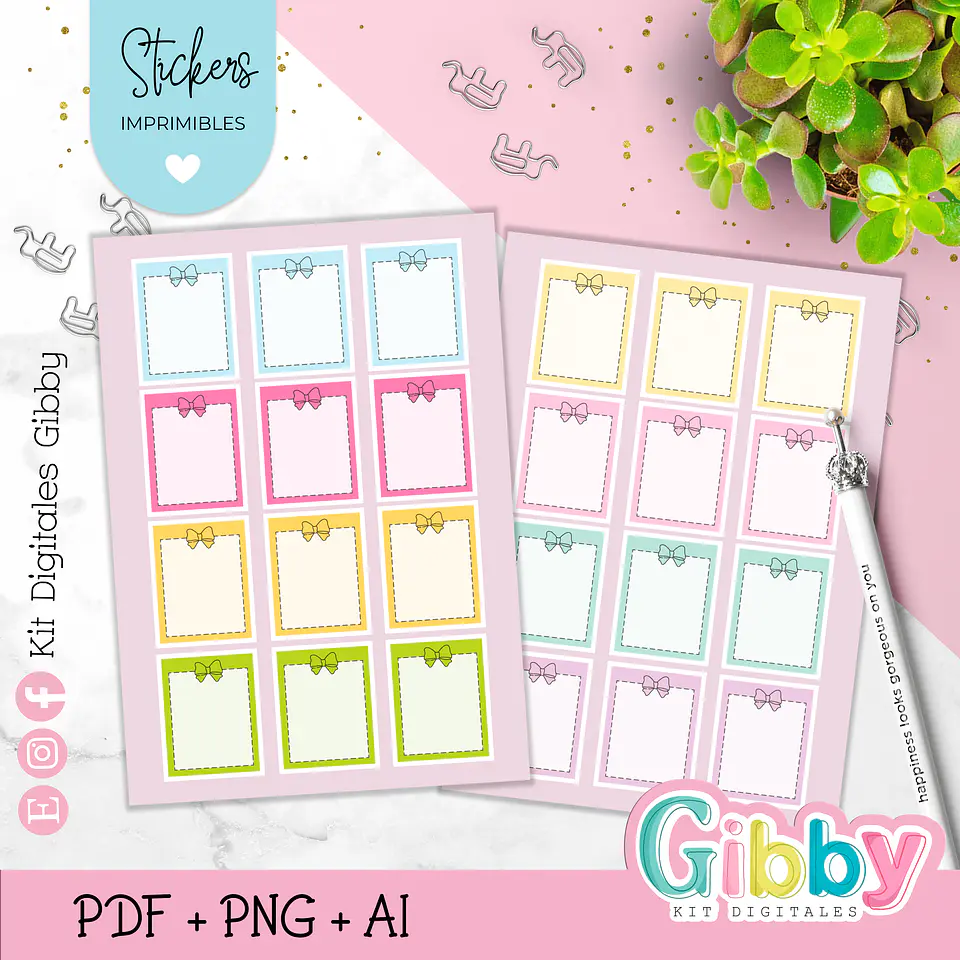 Stickers y/o Pegatinas para planner - Agendas  9