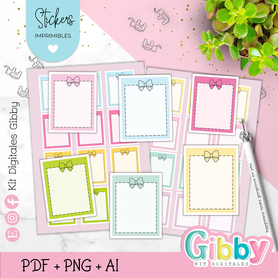 Stickers y/o Pegatinas para planner - Agendas  10