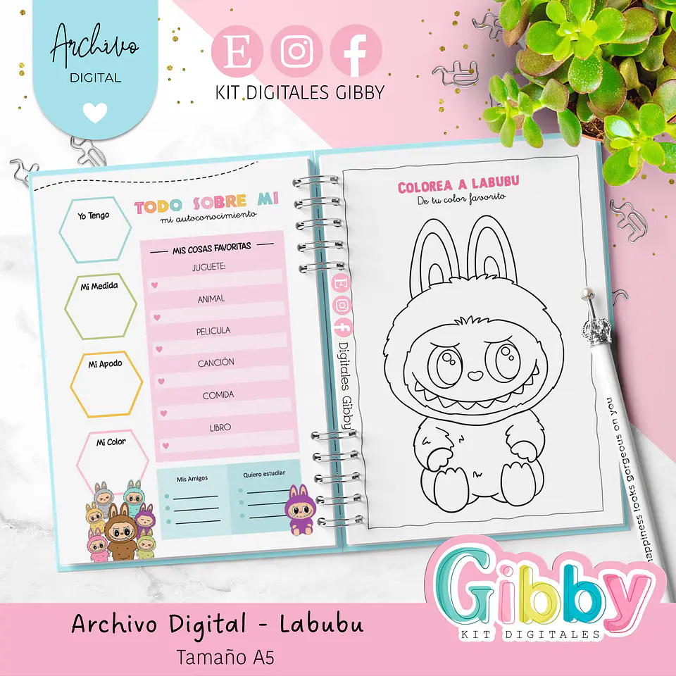 Kit box Archivo Digital - Labubu 3