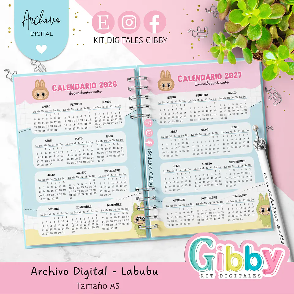 Kit box Archivo Digital - Labubu 4