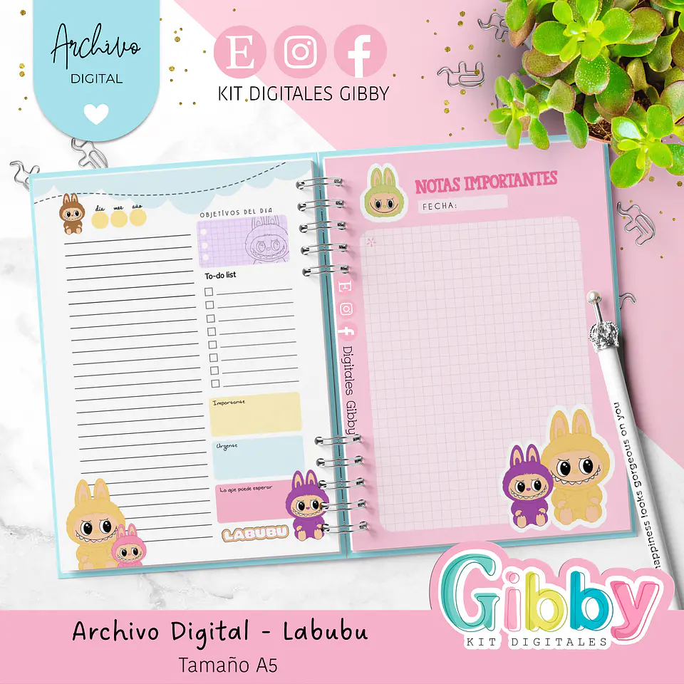 Kit box Archivo Digital - Labubu 6