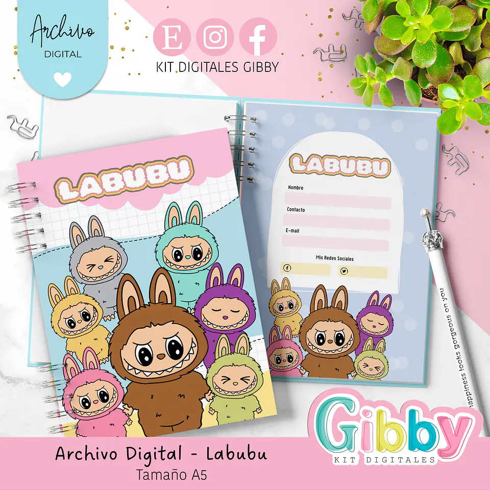 Kit box Archivo Digital - Labubu 2