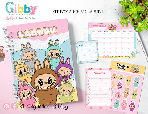Kit box Archivo Digital - Labubu