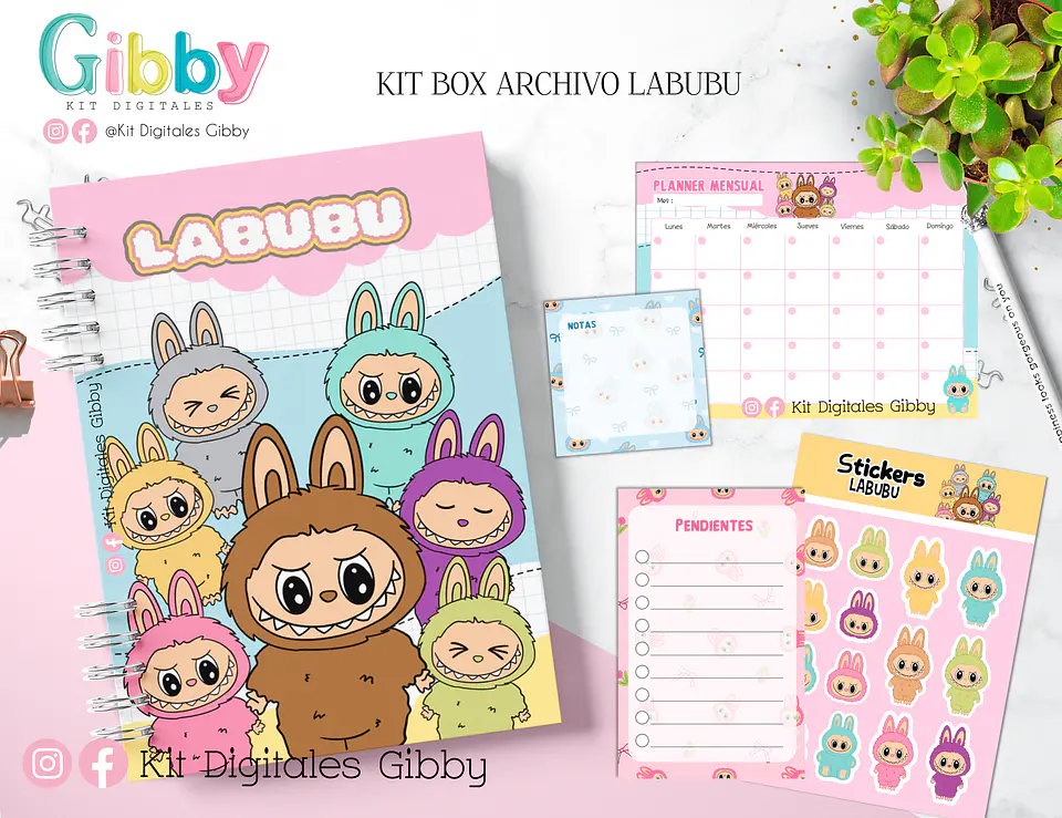 Kit box Archivo Digital - Labubu 1