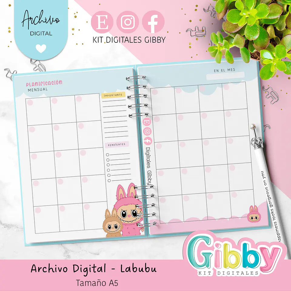Kit box Archivo Digital - Labubu 5