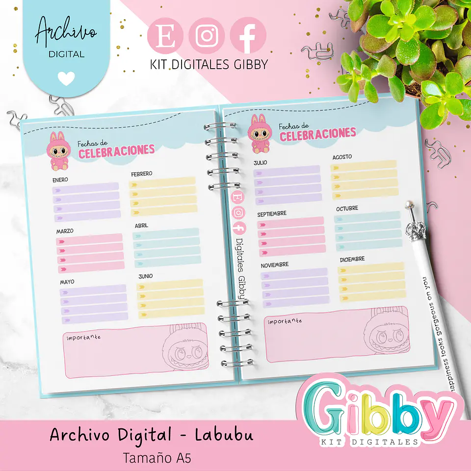 Kit box Archivo Digital - Labubu 7