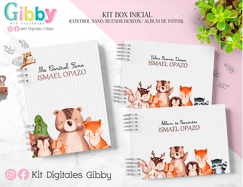 Super Kit box inicial (Control sano / Buenos deseos / Album)