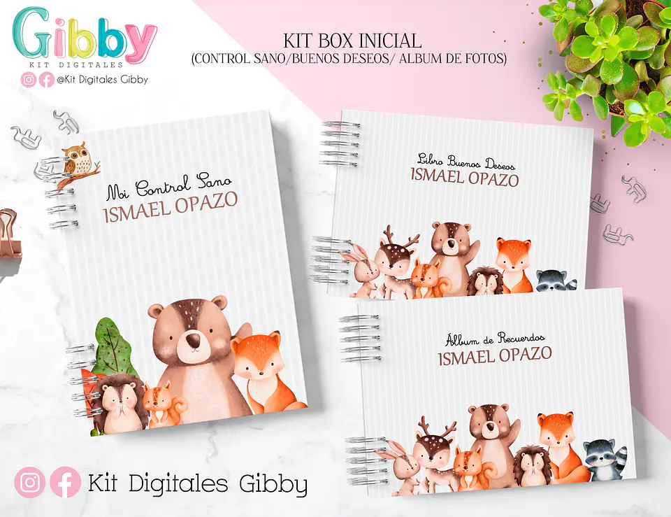 Super Kit box inicial (Control sano / Buenos deseos / Album) 1