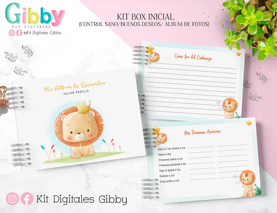 Super Kit box inicial (Control sano / Buenos deseos / Album) 12