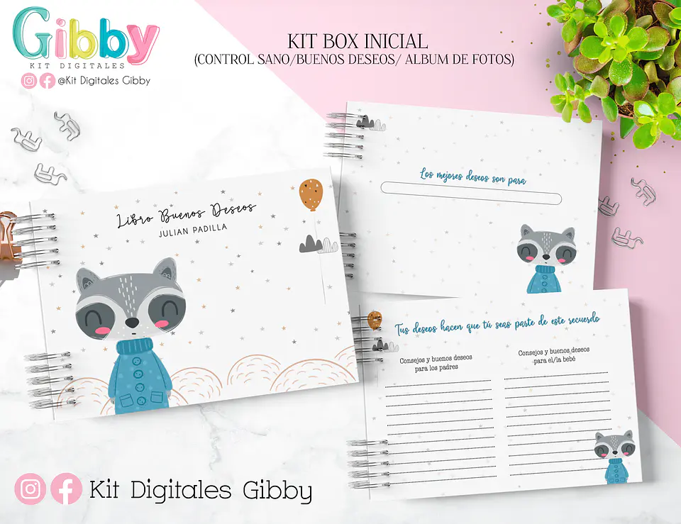 Super Kit box inicial (Control sano / Buenos deseos / Album) 14