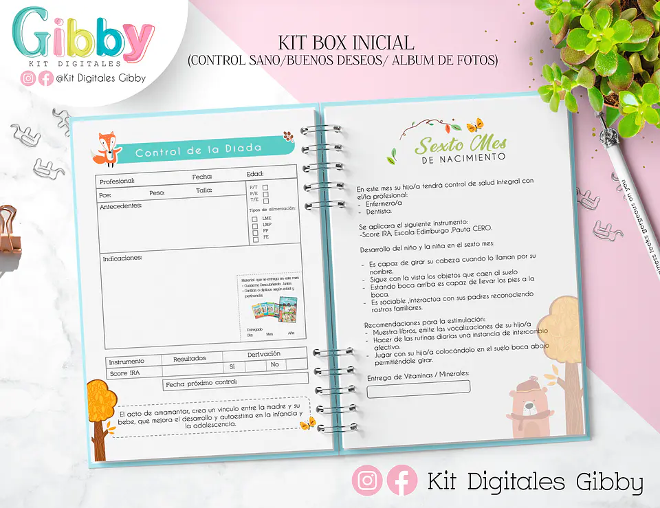Super Kit box inicial (Control sano / Buenos deseos / Album) 10