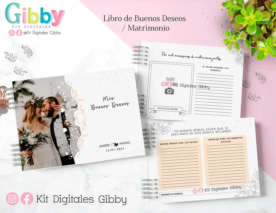 Archivos Digitales - Kit de Album buenos deseos 1