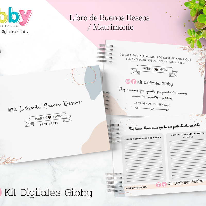 Archivos Digitales - Kit de Album buenos deseos 3