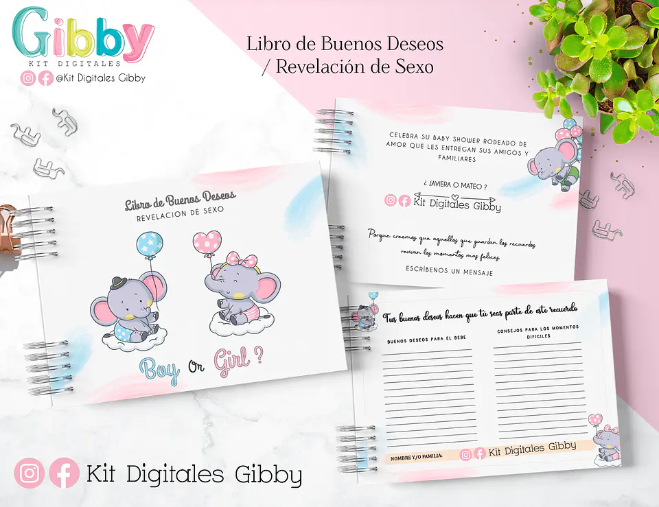 Archivos Digitales - Kit de Album buenos deseos 4