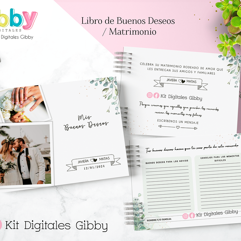 Archivos Digitales - Kit de Album buenos deseos 5