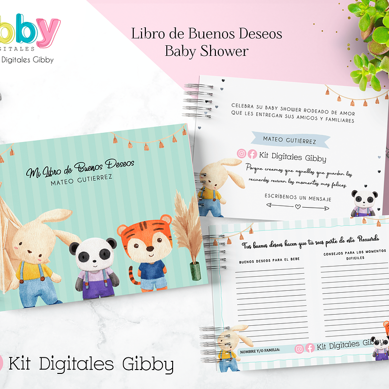 Archivos Digitales - Kit de Album buenos deseos 7