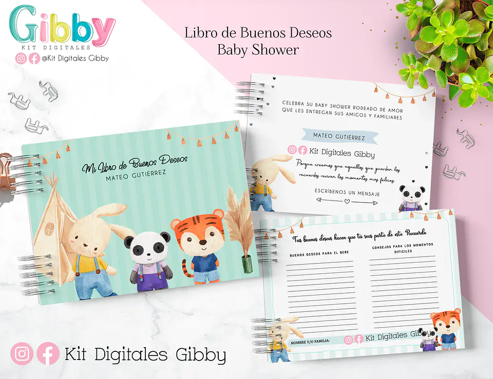 Archivos Digitales - Kit de Album buenos deseos 7