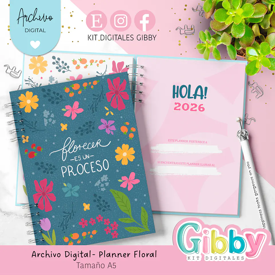 Archivo Digital - Planner Floral 2026 1