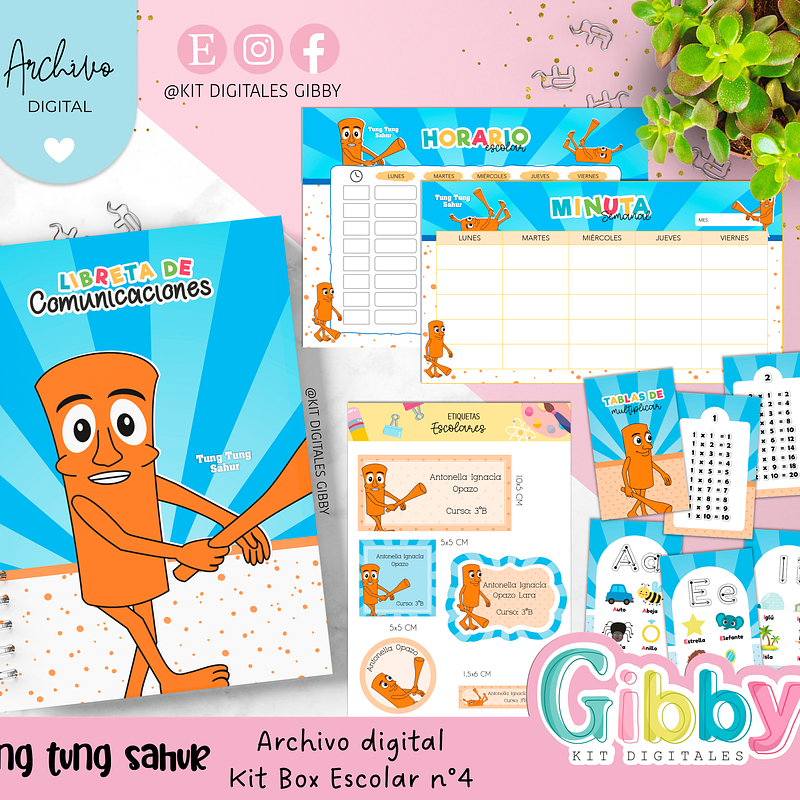 Membresia de etiquetas escolares  38