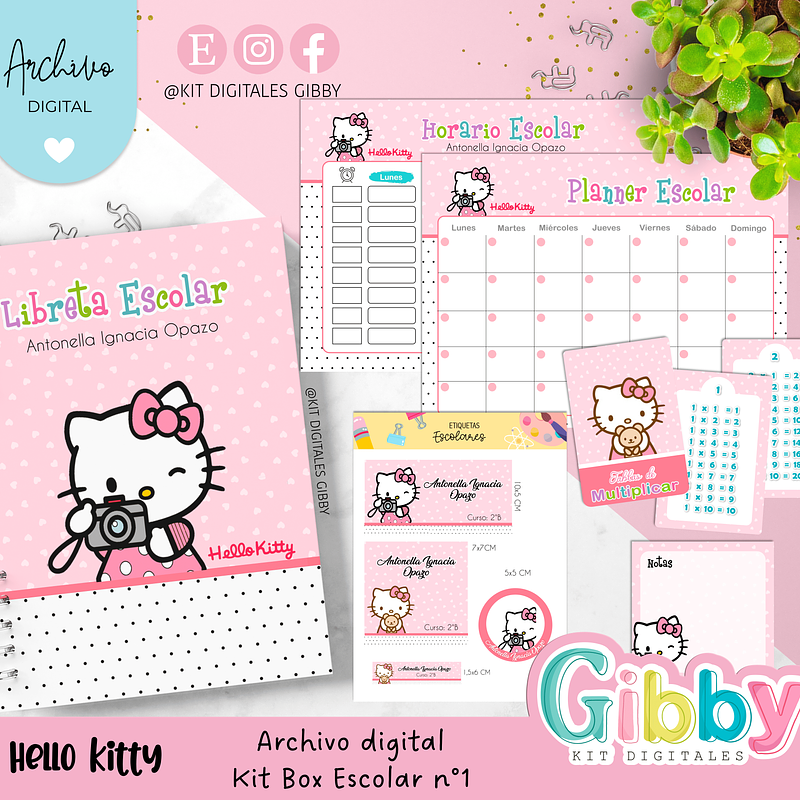 Archivo digital - Kit box escolar n°1 2
