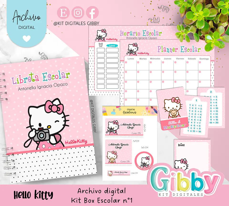 Archivo digital - Kit box escolar n°1 2