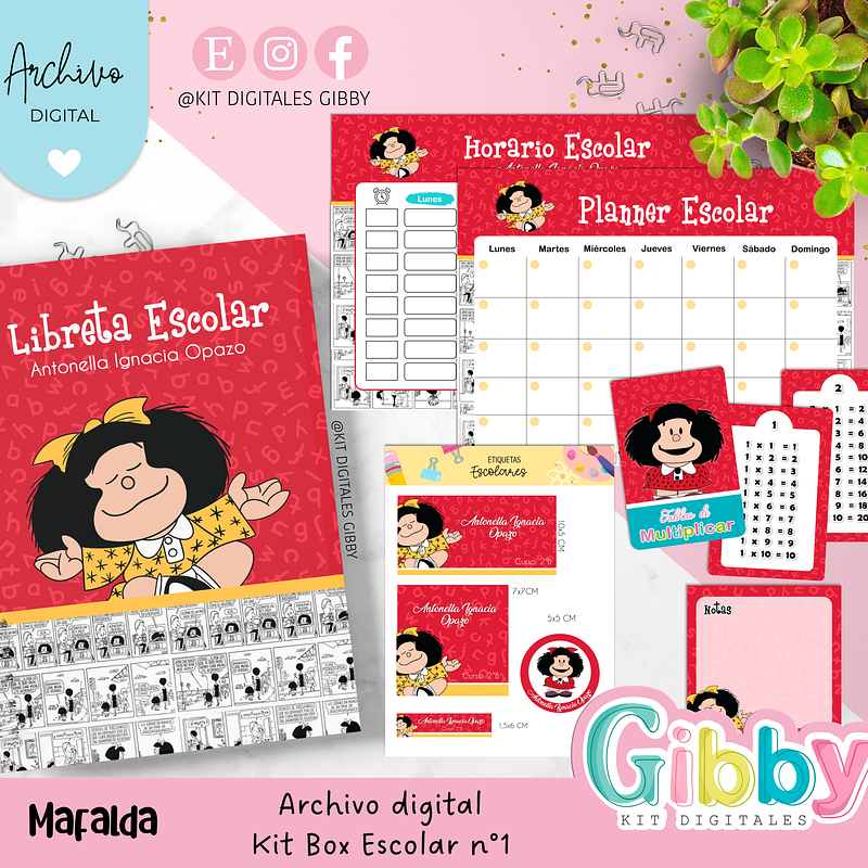 Archivo digital - Kit box escolar n°1 3