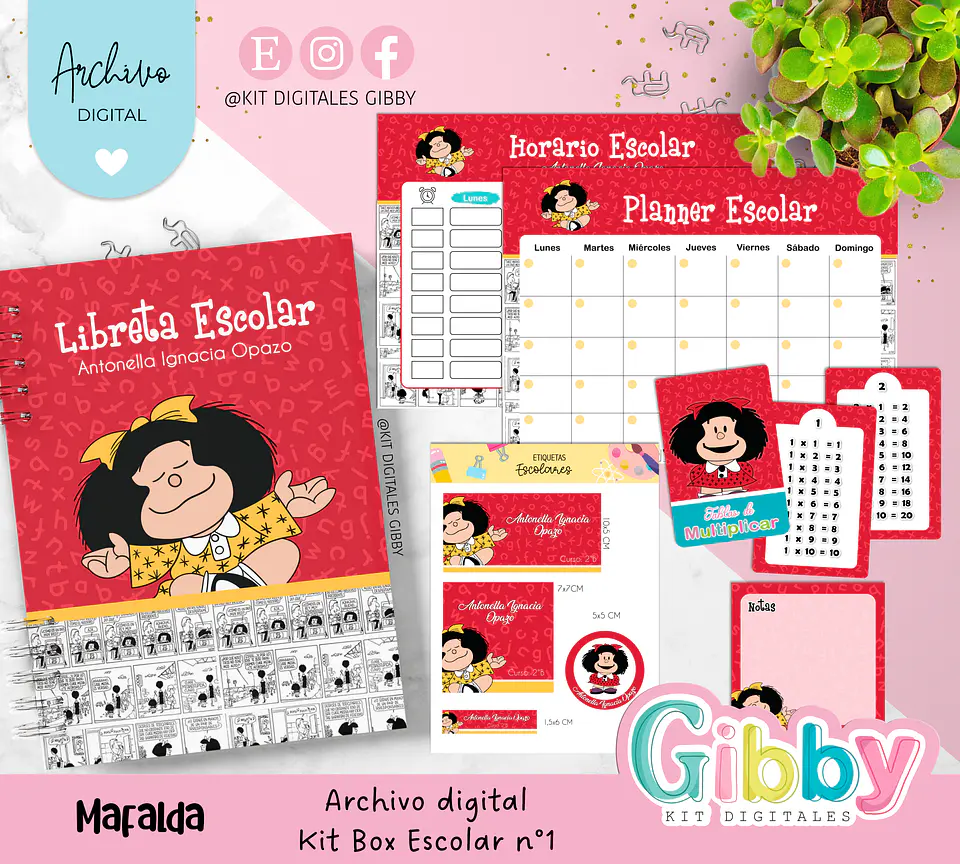 Archivo digital - Kit box escolar n°1 3