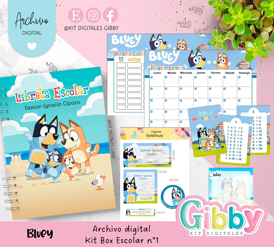 Archivo digital - Kit box escolar n°1 4