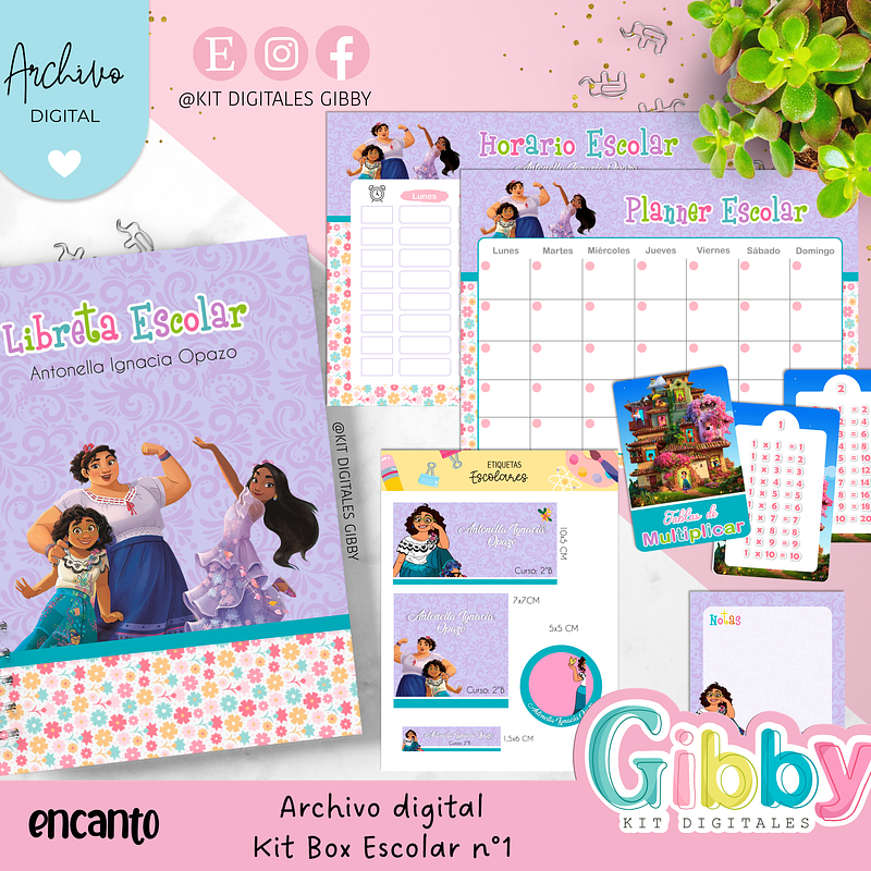 Archivo digital - Kit box escolar n°1 5