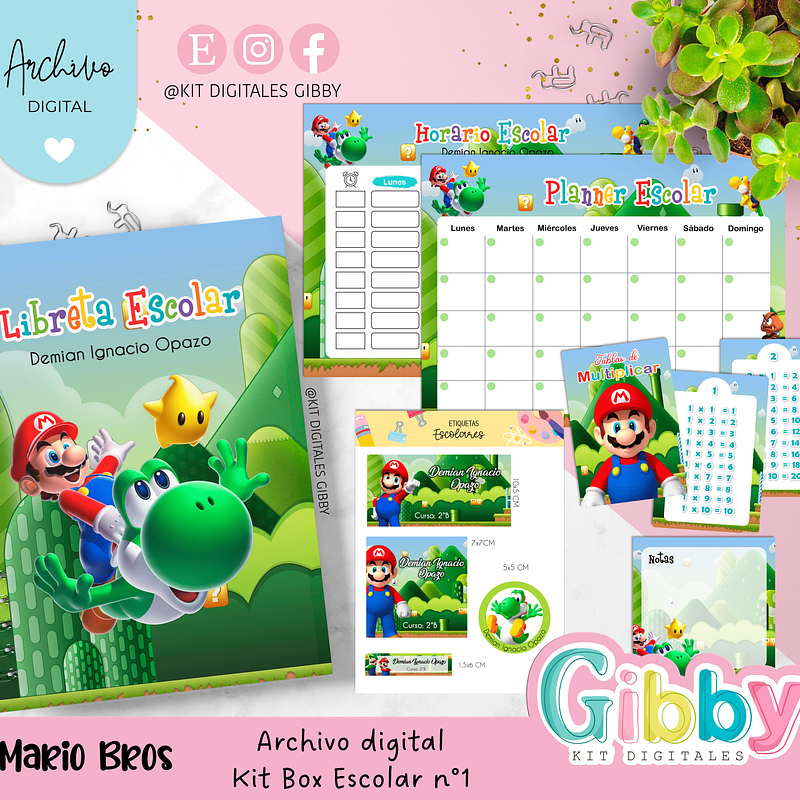 Archivo digital - Kit box escolar n°1 6