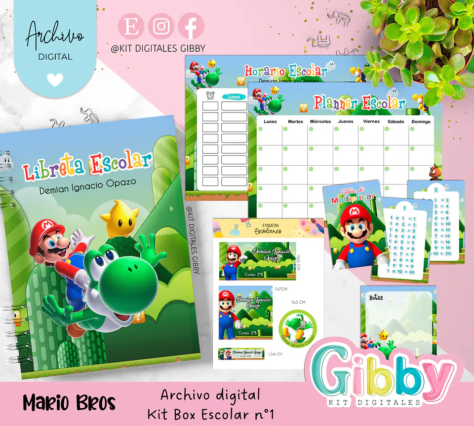 Archivo digital - Kit box escolar n°1 6