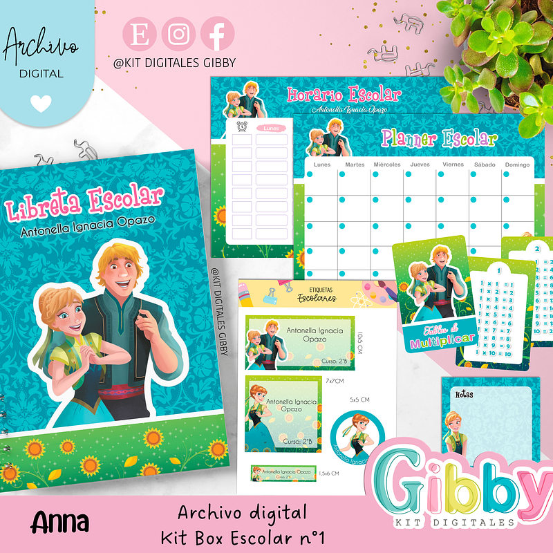 Archivo digital - Kit box escolar n°1 7