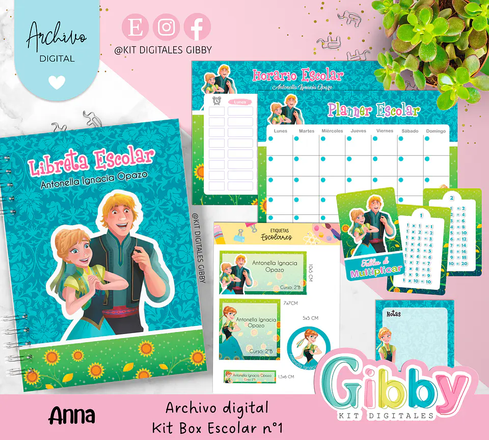 Archivo digital - Kit box escolar n°1 7