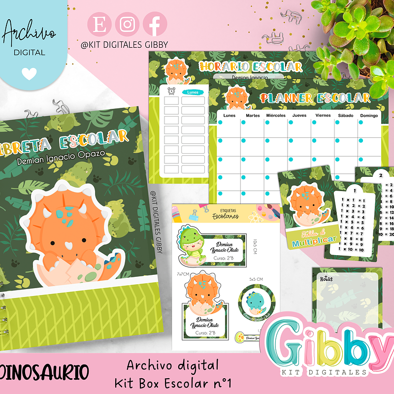 Archivo digital - Kit box escolar n°1 9