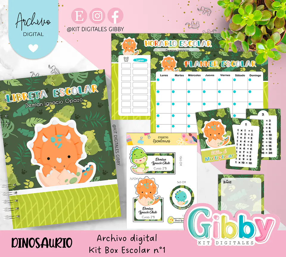 Archivo digital - Kit box escolar n°1 9
