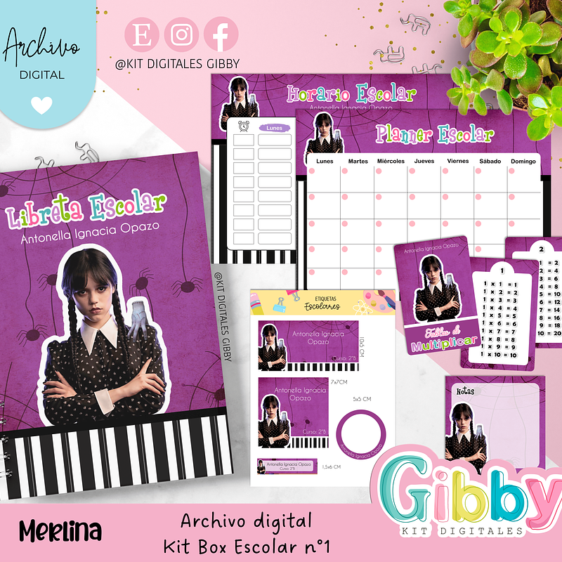 Archivo digital - Kit box escolar n°1 10