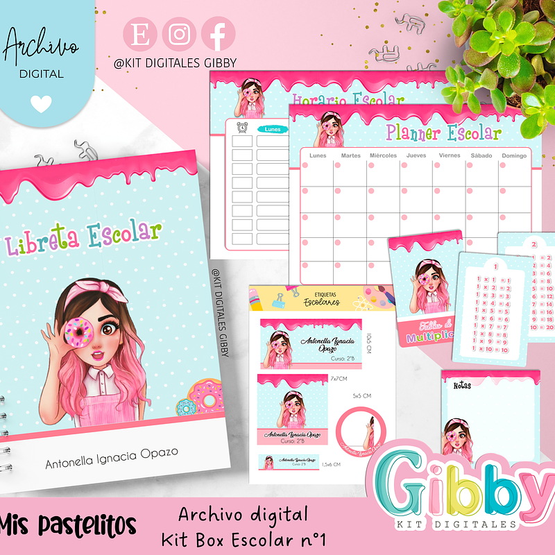 Archivo digital - Kit box escolar n°1 14