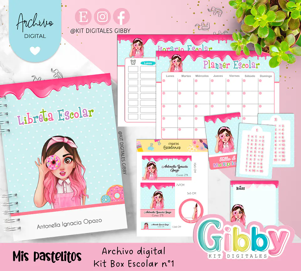Archivo digital - Kit box escolar n°1 14