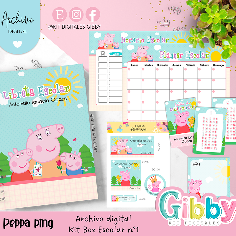 Archivo digital - Kit box escolar n°1 15