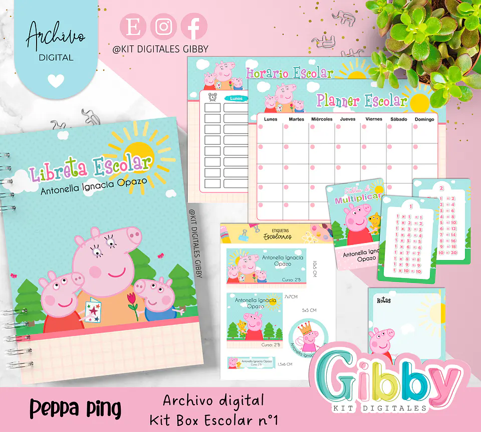 Archivo digital - Kit box escolar n°1 15