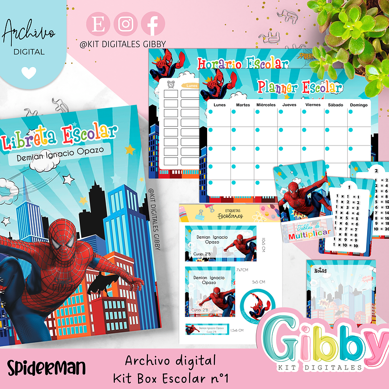 Archivo digital - Kit box escolar n°1 17