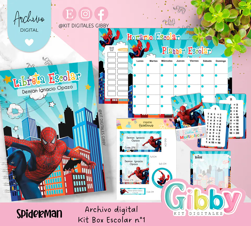 Archivo digital - Kit box escolar n°1 17