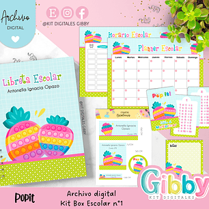 Archivo digital - Kit box escolar n°1