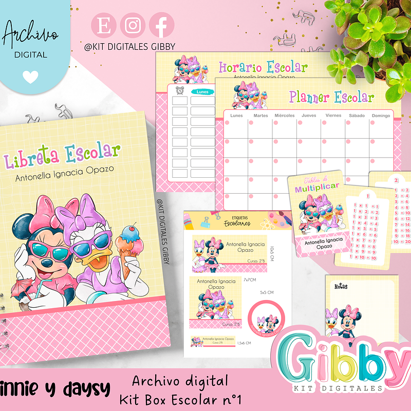 Archivo digital - Kit box escolar n°1 18