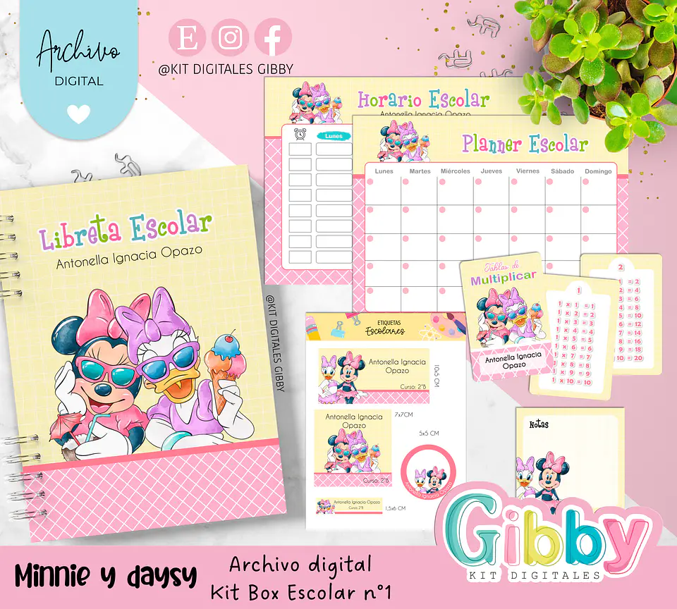 Archivo digital - Kit box escolar n°1 18