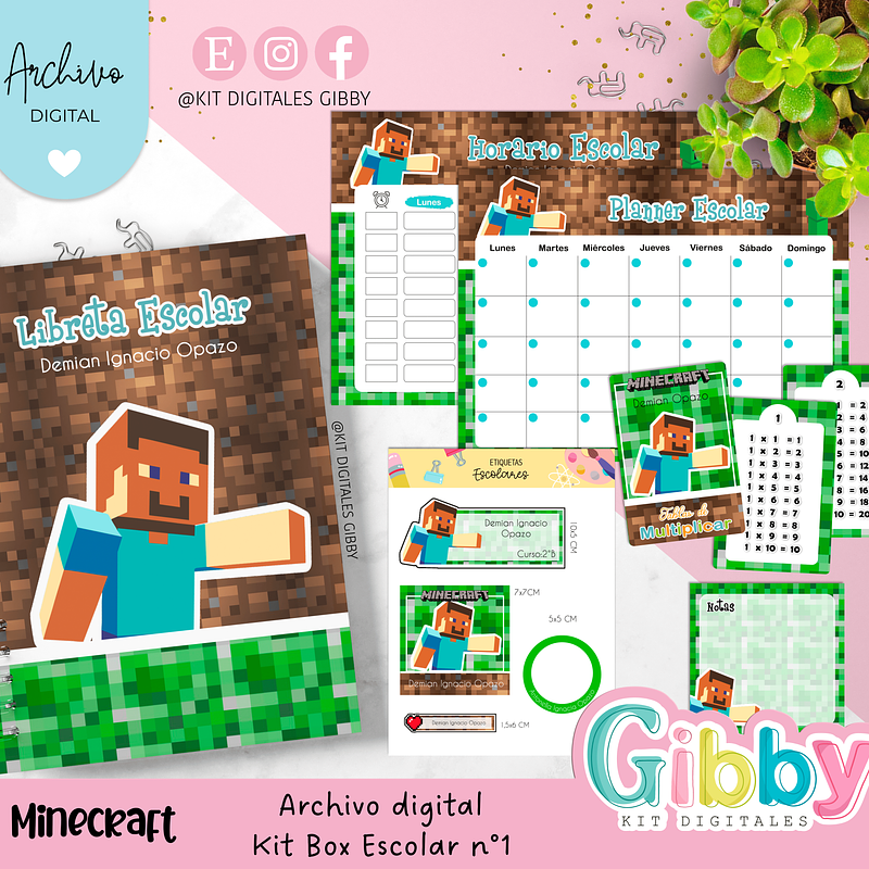 Archivo digital - Kit box escolar n°1 19
