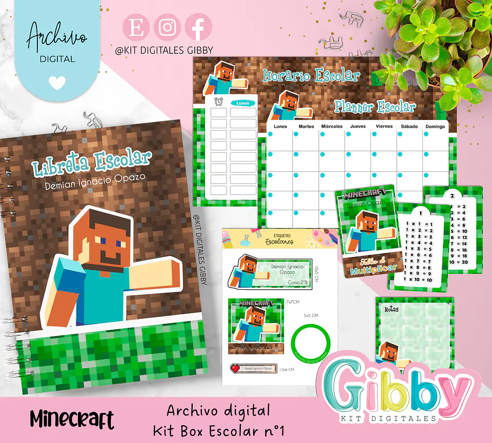 Archivo digital - Kit box escolar n°1 19