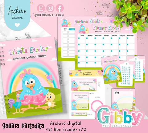 Archivo digital - Kit box escolar n°2