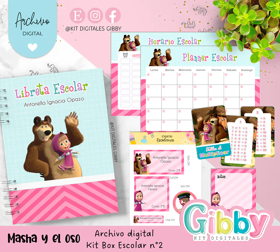 Archivo digital - Kit box escolar n°2 4