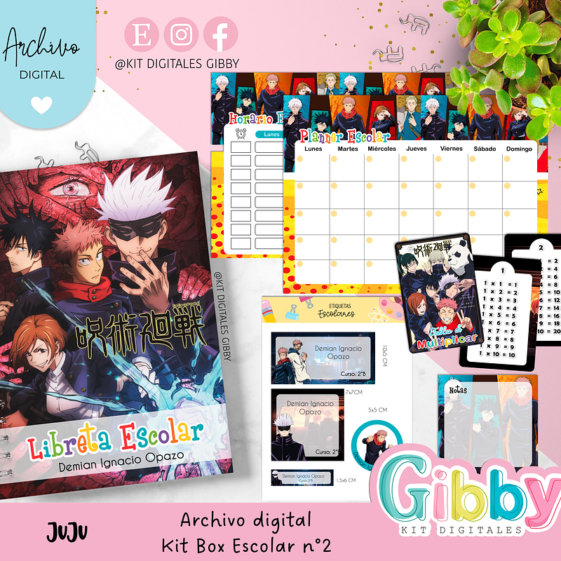 Archivo digital - Kit box escolar n°2 5